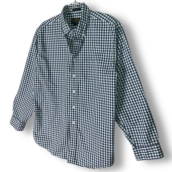 Pendleton Bridgeport Shirt Sz XL Plaid Button Up Long Sleeve Blue Check - Picture 5 of 11